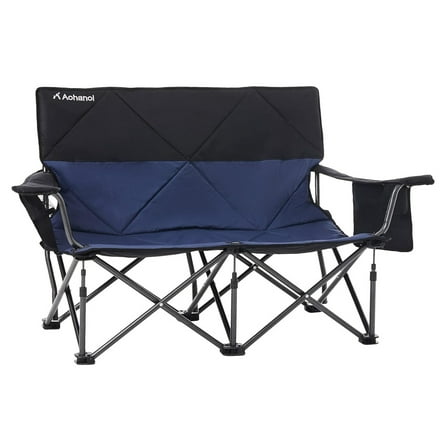 Aohanoi Oversize Loveseat Camping Chair Navy Blue