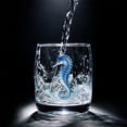 thumbnail image 6 of Handmade Sea Creature Glass Cups, Artisan-Crafted Sea Animal Drinking Glasses, Food-Safe Lead-Free Coastal Drinkware, Unique Nautical Tabletop Decor for Beach House Living Room Kitchen, Haima, 6 of 8