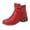 Z1-Red, variant on Drie Womens Shoes Fall Women's Ankle Boots Heel: Low Heeled Almond Toe Short Booties with Zipper Suede Dress Western Fall 2025 Shoes Navy,6.5