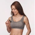 thumbnail image 2 of Under Control Women’s Adult Seamless Maternity And Nursing Yoga Bra, 2 Pack Bras, 2 of 3