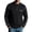 Black_008, variant on Domuza Henley Shirt for Men Waffle Long Sleeve Lightweight Golf Shirt Fall Winter Casual 3-Button Moisture Wicking Pullover with Pocket Black S