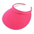 thumbnail image 2 of LRen Women Tea Party Hat Women's Summer Wide Brim Straw Sun Hat for Outdoor Beach Travel and Ponytail Friendly Sun Hot Pink, 2 of 4