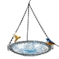 thumbnail image 3 of Comedero para Pájaros en Forma Con Gancho Jardín Al Aire Libre () Morado, 3 of 6