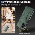 thumbnail image 3 of TOP SHE Case for Samsung Galaxy A71 5G (A716), Galaxy A71 5G Phone Case (6.7 Inch) - Synthetic Leather Protective Case with Card Slot / Kickstand, Slim Fit Lightweight Simple Fashion Cover (Green), 3 of 7