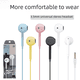 thumbnail image 2 of Auriculares intrauditivos con micrófono y control en línea para teléfonos móviles Apple, Android, Huawei, auriculares con subwoofer, 2 of 4