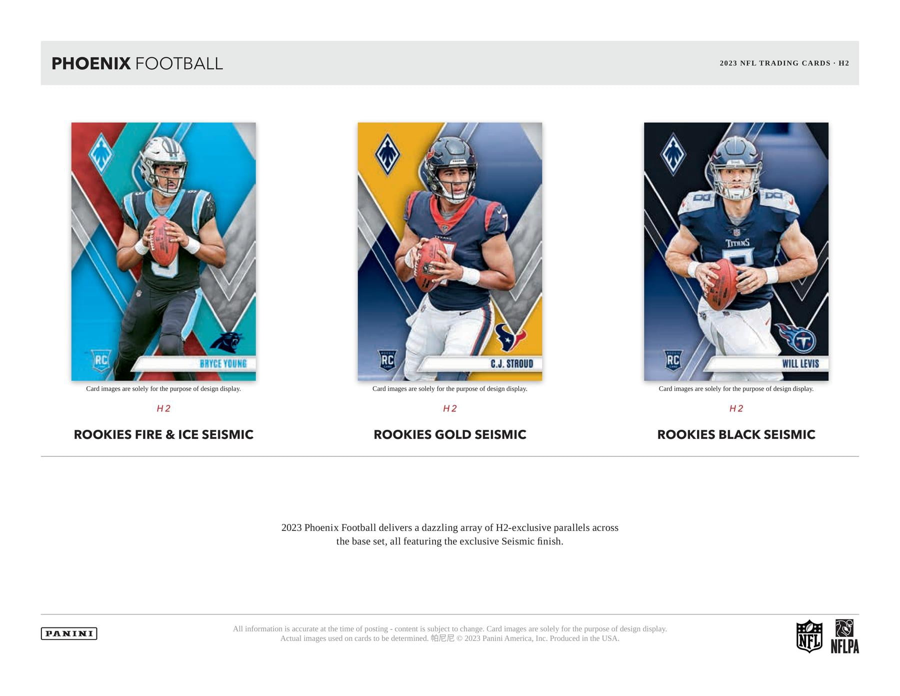 2023 Panini Phoenix Football Hobby Hybrid H2 Box