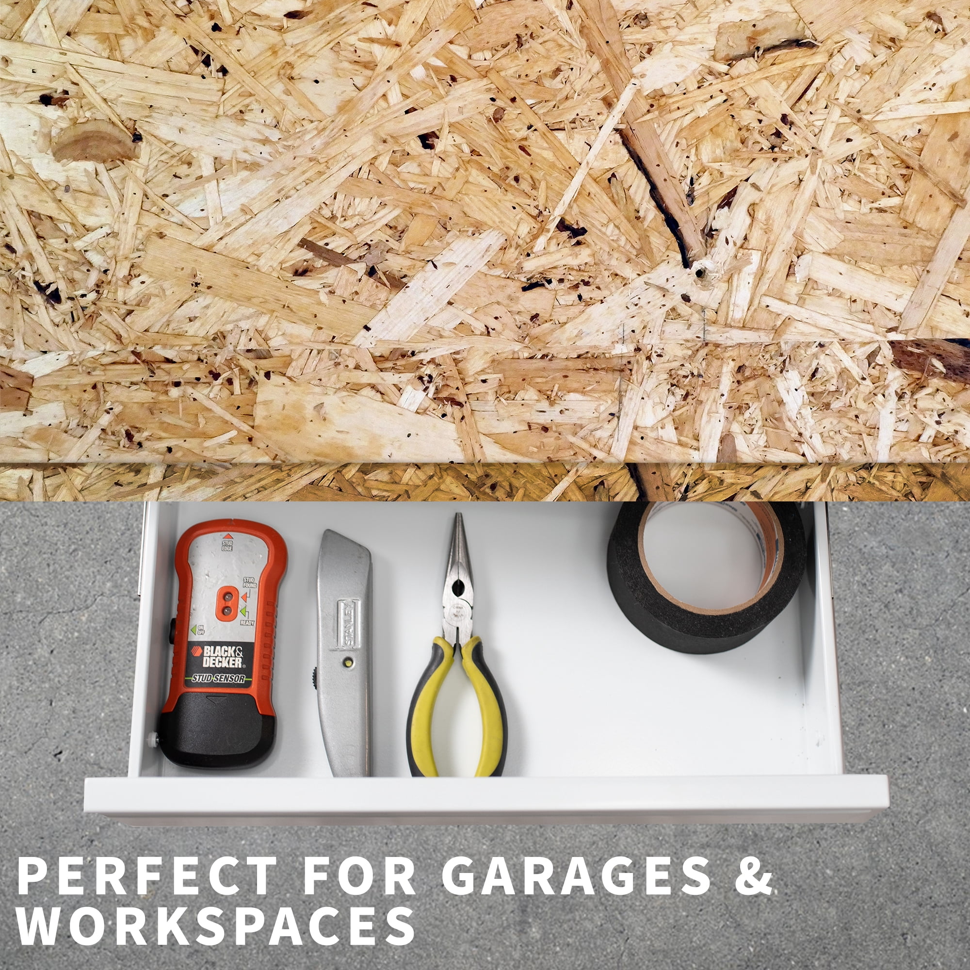 VIVO White Space Saving 16" Pull Out Under Desk Storage Drawer without Shell