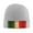 Gray, variant on Vintage Italian Flag Beanie Hat Men Women Warm Printed Cap Knit Beanies Hats Outdoor Winter Black