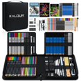 thumbnail image 1 of Kit de dibujo Art Set KALOUR de 82 piezas con cuaderno de bocetos y tutorial, 1 of 8