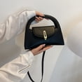 thumbnail image 3 of Bolso El bolso de cuero artificial con un solo hombro es adecuado para los desplazamientos diarios y las citas de las mujeres.negro, 3 of 5