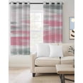 thumbnail image 2 of Pink Gray White Blackout Curtains for Bedroom Living Room Darkening Curtains 63 Inches Long Contemporary Simple Abstract Mottled Window Curtain 2 Panels Set Window Treatment Grommet Drapes 42"x63", 2 of 9