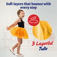 thumbnail image 4 of Dress Up America 15” Tutu Skirt Tulle Dress Ballerina Costume for Girls, 5-Pack, 4 of 6