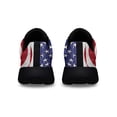 thumbnail image 4 of Thank You Veterans The US American flag Shoes Sneakers Black Size 12, 4 of 7