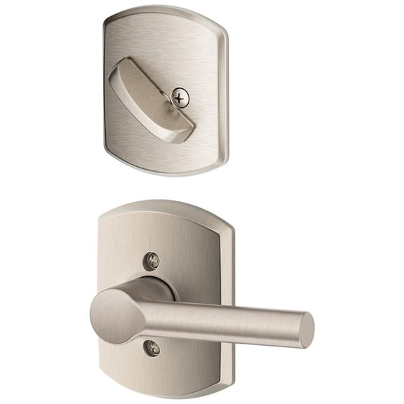 Schlage Lock Company F59BRW619GRW Broadway Lever Single Cylinder Interior Pack