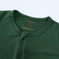 thumbnail image 5 of Gibobby Baby Boys Girls Rompers Jumpsuits Toddler Long Sleeve Infant Sleep and Play Romper Viscose from Bamboo Pajamas,Dark Green,0-3 M, 5 of 9