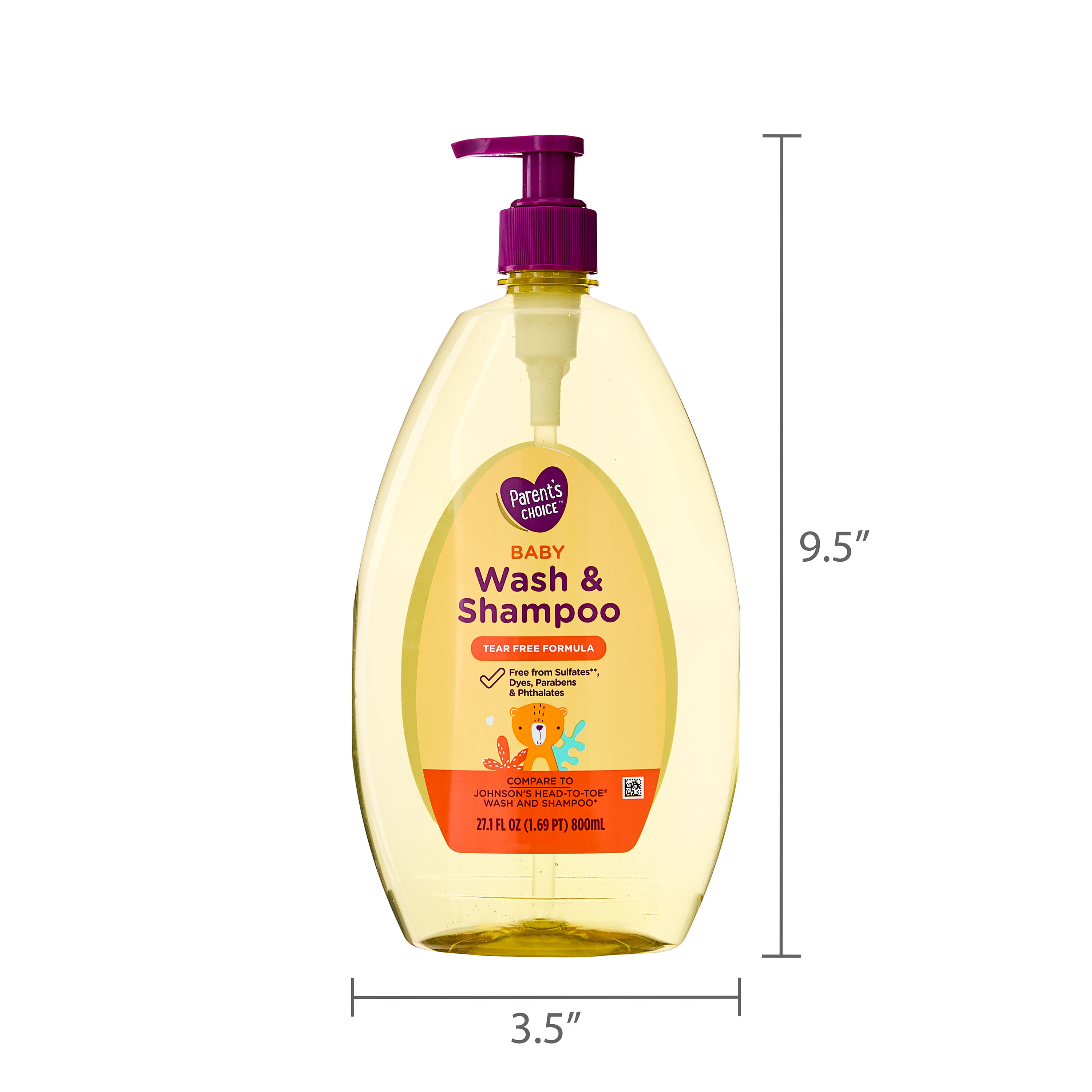 Jabón y champú para bebé Parent's Choice sin lágrimas, 27.1 fl oz 6