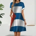 thumbnail image 2 of Bandera Cubana Women's Dress Short Sleeve Summer Sundress Summer Women Clothes, 2 of 7