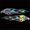 Multicolor, variant on Reflective Eagle Flame Sticker for Motorcycle, Car, And Bike Decoration - Safety Reflector Strips for Enhanced Visibility And Style