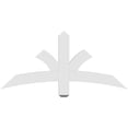 thumbnail image 4 of 48"W x 22"H x 2"D x 4"F, 11/12 Pitch, Davenport Architectural Grade PVC Gable Bracket, 4 of 8