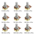 thumbnail image 2 of Potenciómetro Uxcell WH148 Resistencias Variables de Carbono de 18 piezas de una vuelta, 2 of 5