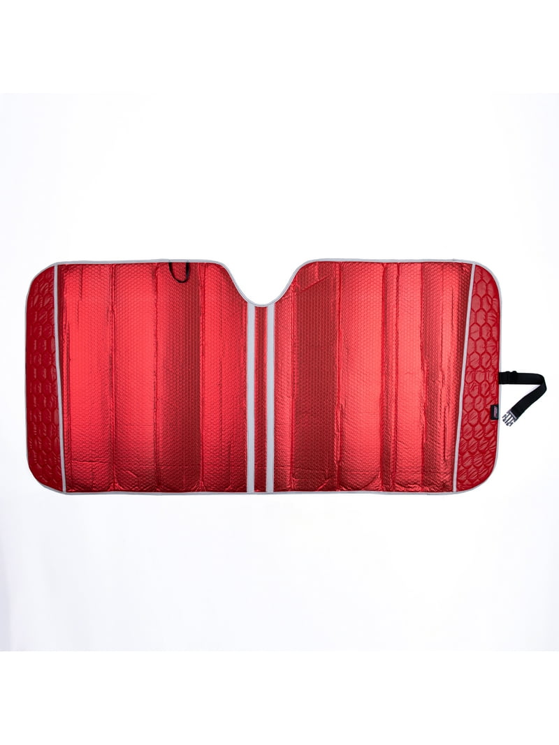 Genuine Dickies Retro Sport Auto Sunshade Universal Fit Red Car