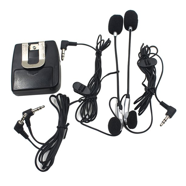 Intercomunicador de casco de motocicleta de pasajero a pasajero Intercomunicador de auriculares con cable Ehuebsd Accesorios para autos y motos