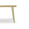 thumbnail image 3 of Simpli Home Jager Contemporay - Mid Century 22 inch Wide Metal Side Table in Natural, 3 of 10