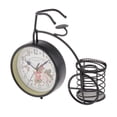 thumbnail image 2 of Mute Bike Reloj Tabke Reloj de Escritorio Reloj Silencioso para Oficina en hogar Reloj de Hierro Macarena Reloj de escritorio vintage redondo, 2 of 8