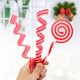 thumbnail image 2 of 4pcs Candy Cane Christmas Tree Pendant Decor Red White Candy Lollipop Home Hanging Ornaments Xmas Gift Children's Toys Navidad, 2 of 5