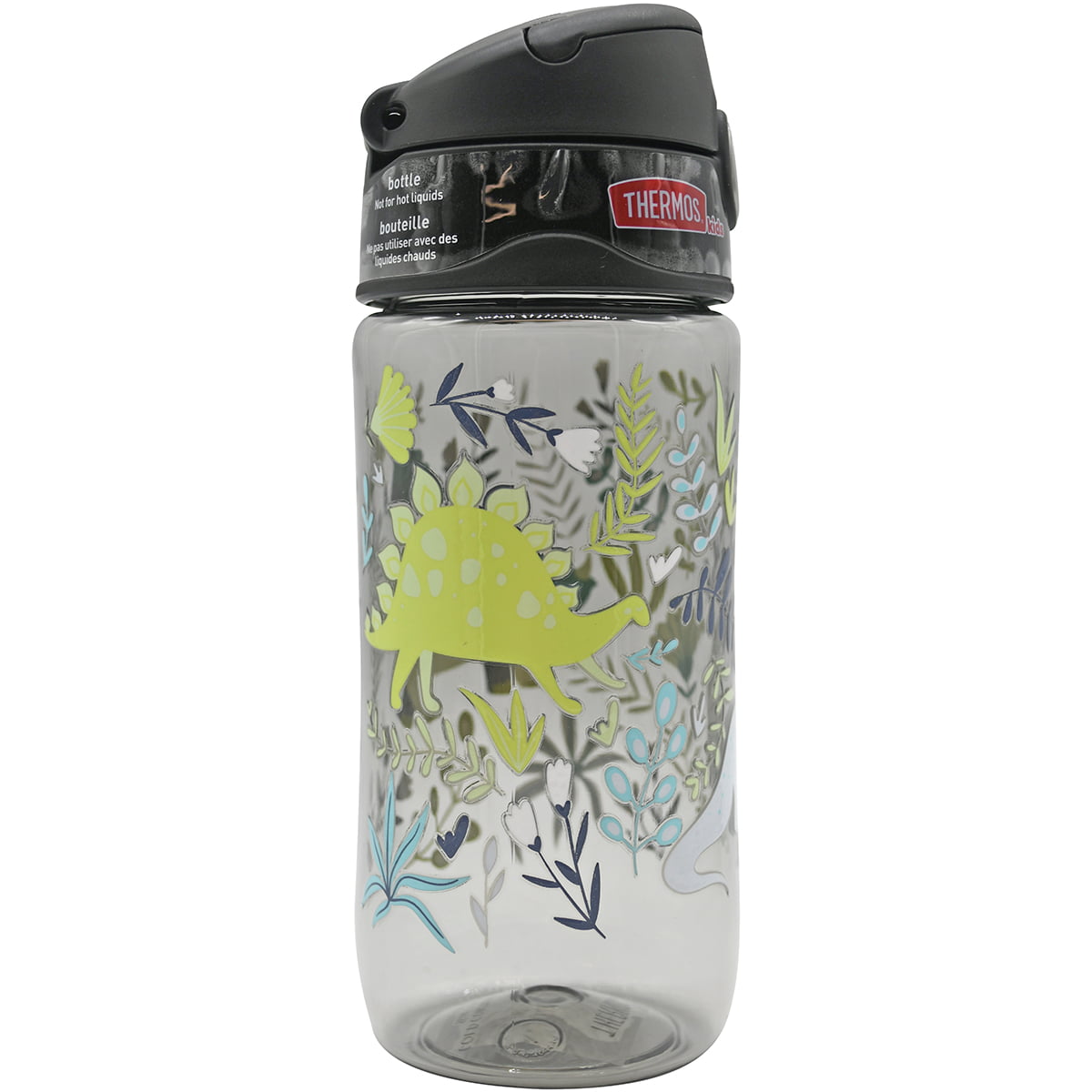 MIRA 15oz Insulated Kids Water Bottle with Straw, One Touch Lid, Stainless  Steel, Dinosaurs