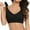 Black, variant on Seamless Comfort Bralette For Push Up Enhance Lightly Padded Wirefree T Shirt Bra Soft Non Straps, XXL, Black
