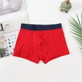 thumbnail image 2 of hoksml Boys’Comfort Flex Boxer Briefs Children's Mid Waist Flat Angle Casual Solid Color Four Cornered Underpants for 6-11 Kids, 2 of 3