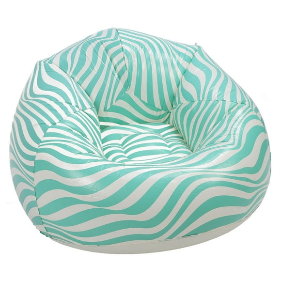 Inflatable Couch Chair, Portable Ergonomic Design PVC Lounger for Living Room Bedroom Balcony Garden Pool Beach Picnic Inflatable Chair