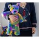 thumbnail image 3 of Juguete de peluche de oso, muñeco de peluche colorido del arco iris de 14 pulgadas, regalo de peluche de abrazo para niños para Navidad JM, 3 of 6