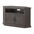 thumbnail image 5 of Bowery Hill Rustic Corner 50" Solid Wood TV Stand in Gray, 5 of 9