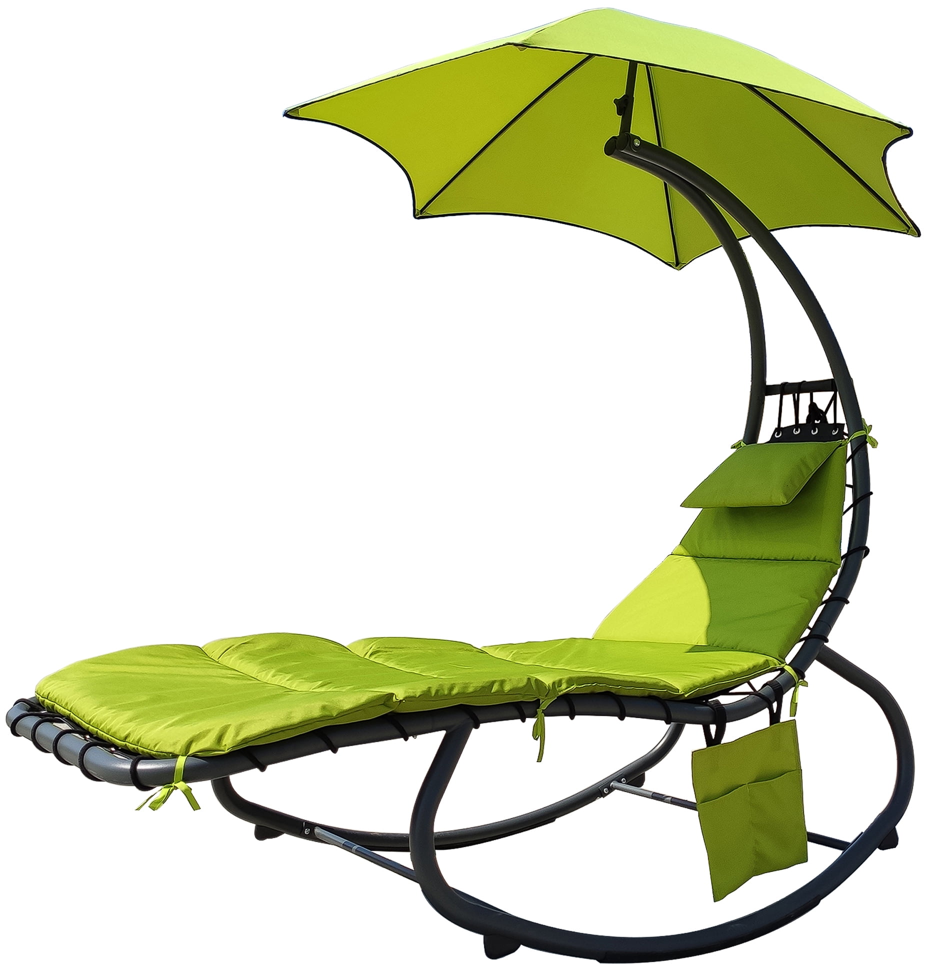 BalanceFrom Hanging Rocking Curved Chaise Lounge Chair Swing with