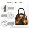 thumbnail image 4 of Salouo Sunflower Cute Puppy for Insulated Lunch Bag for Women/Men - Leakproof Cooler Tote Bag Organizer - Reusable Lunch Box for Office Picnic Hiking Beach-One Size, 4 of 6