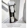 thumbnail image 5 of Yamazaki Home Bathroom Organizer, Black, Steel, No Assembly, 5 of 7