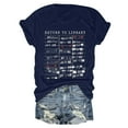thumbnail image 5 of vigerkar Women Short Sleeve Crewneck Fashion Graphic Tees T-Shirt Pullover Tops (Navy, L), 5 of 5