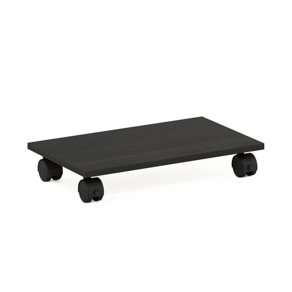 Furinno Econ Home Office Under Desk CPU/Printer Holder with Wheels, Espresso