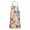 Pioneer Flower Floral-2, variant on Pioneer Flower Floral Print Pattern Apron-Garden Aprons for Women with Pockets-Cotton Linen Waterproof Kitchen Cooking Gardening Aprons Adjustable for Kitchen,Cooking,BBQ and Salon 33x27 Inch