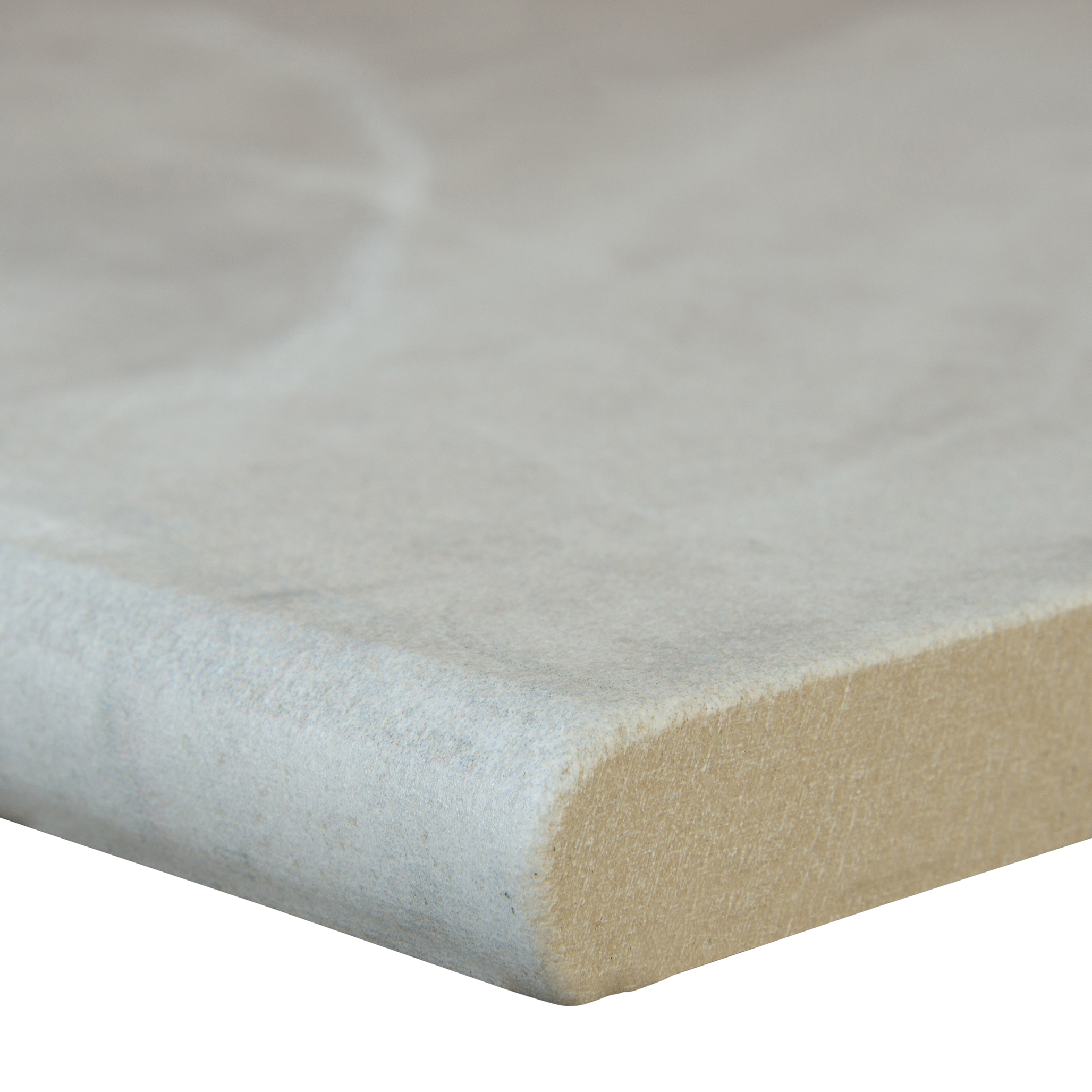 Praia Grey 24 in. x 13 in. Matte Porcelain Pool Coping (4.33 sq. ft. / case)