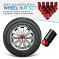 thumbnail image 7 of QUMONIN 1 Set Lug Nuts Wheel Lug Nuts Hub Nut Covers Tire Replacement Lug Nuts Tire Bolt Caps Tire Accessories, 7 of 7