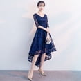 thumbnail image 4 of Vestido de noche de banquete para mujer, lujoso, elegante, digno, ajustado, para damas famosas, falda MIDI de fiesta, 4 of 6