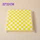 thumbnail image 2 of Hojas de papel 80 piezas Forros de cestas de alimentos para sándwiches, hamburguesas, hojas de papel encerado para envolver delicatessen a cuadros Azul-amarillo-rojo-negro, 2 of 5