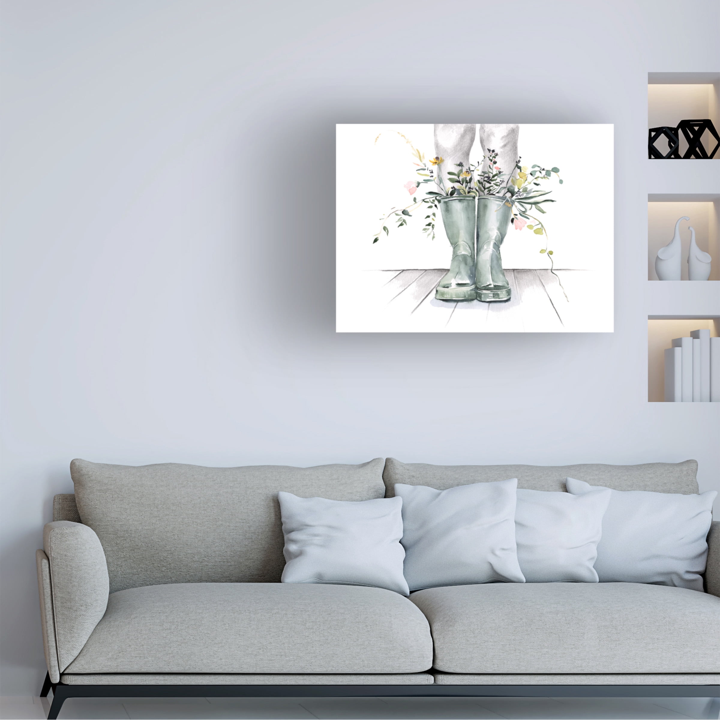 Jennifer Paxton Parker 'Flow & Grow II' Canvas Art