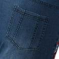 thumbnail image 4 of YUIVH Jeans For Women Trendy High Waisted Baggy Button Bell Embroidery Waist Jeans Destoryed Pants Bottom Denim Flare Pants Capris Ripped Skinny Cropped Pants, 4 of 7