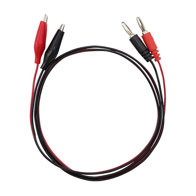 Scienceny Cable de cabeza de plátano rojo y negro, medición de mensajes de texto, mantenimiento de reparación de línea multifuncional de Medidores de medidas dimensionales
