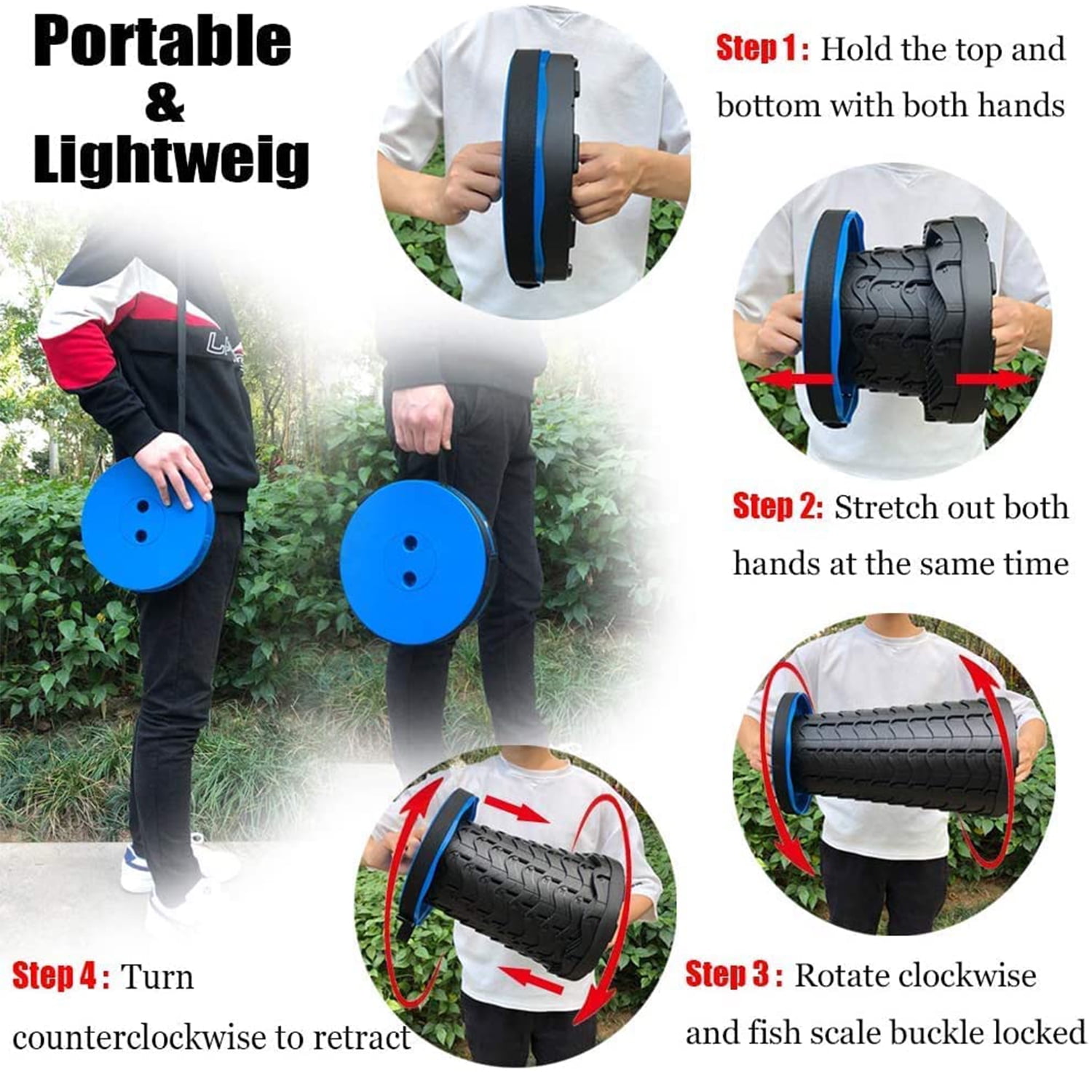 BTideas Portable Retractable Folding Stool, Collapsible Stool, Portable Chair for Outdoor, Plastic