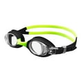 thumbnail image 2 of Gafas de natación para niños, montura , correa ajustable, resistentes al agua, para nadar, fiestas, buceo y actividades al aire libre. Negro Verde, 2 of 8